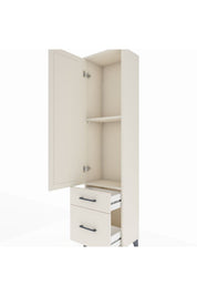 Arges Dolap 2 Raflı 2 Çekmeceli Tek Kapaklı 44x30x182 - S22M015V1A