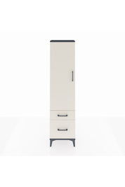 Arges Dolap 2 Raflı 2 Çekmeceli Tek Kapaklı 44x30x182 - S22M015V4A