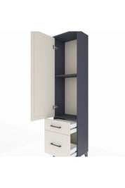 Arges Dolap 2 Raflı 2 Çekmeceli Tek Kapaklı 44x30x182 - S22M015V4A
