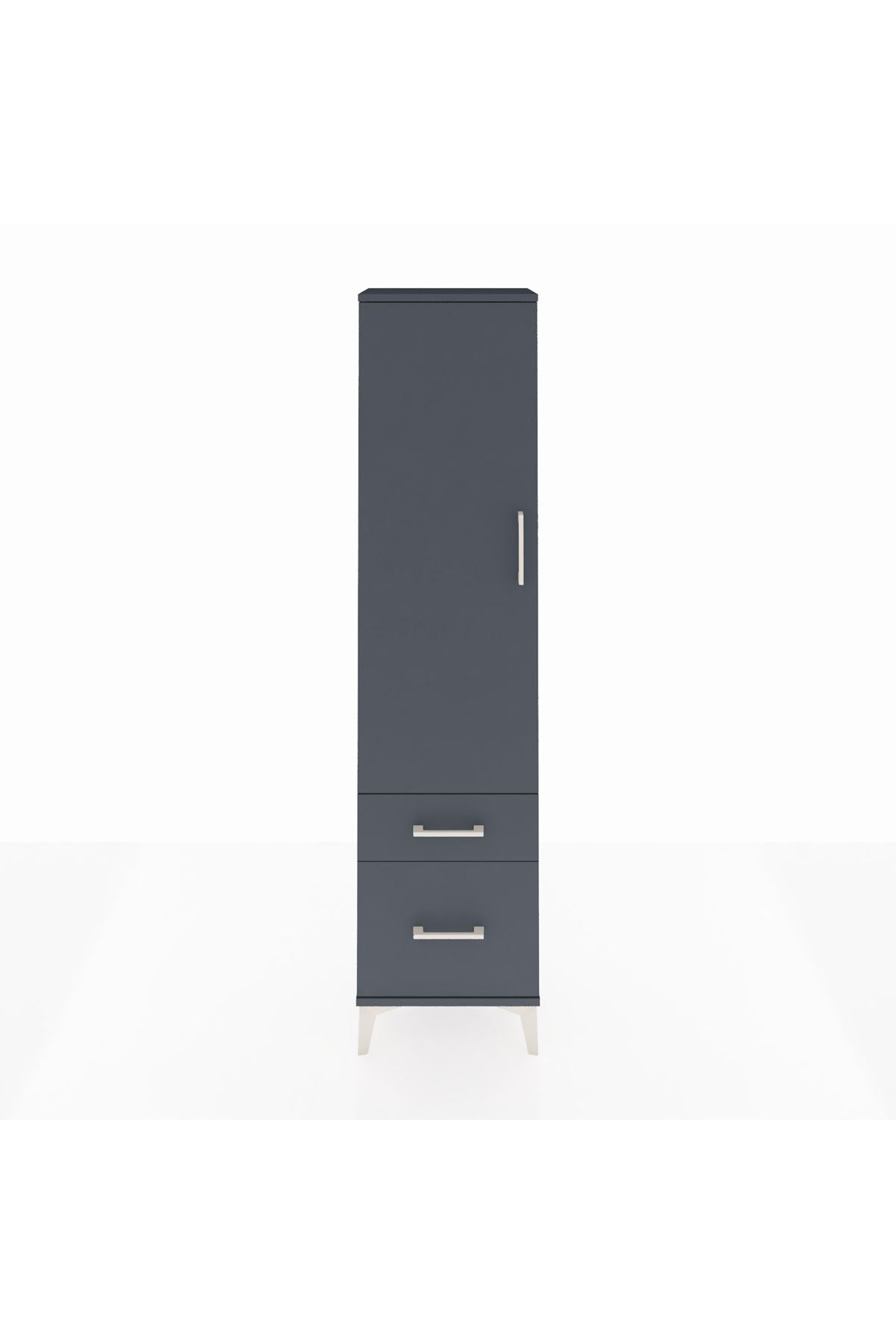 Arges Dolap 2 Raflı 2 Çekmeceli Tek Kapaklı 44x30x182 - S22M015V5A