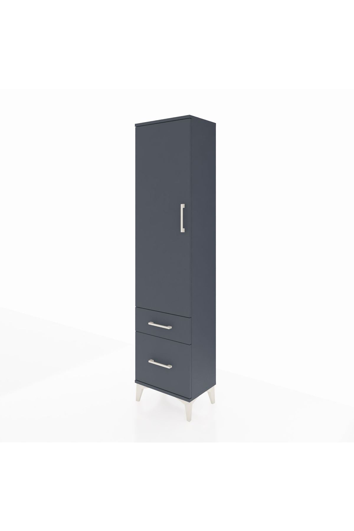 Arges Dolap 2 Raflı 2 Çekmeceli Tek Kapaklı 44x30x182 - S22M015V5A