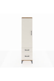 Arges Dolap 2 Raflı 2 Çekmeceli Tek Kapaklı 44x30x182 - S22M015V7A