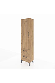 Arges Dolap 2 Raflı 2 Çekmeceli Tek Kapaklı 44x30x182 - S22M015V9A