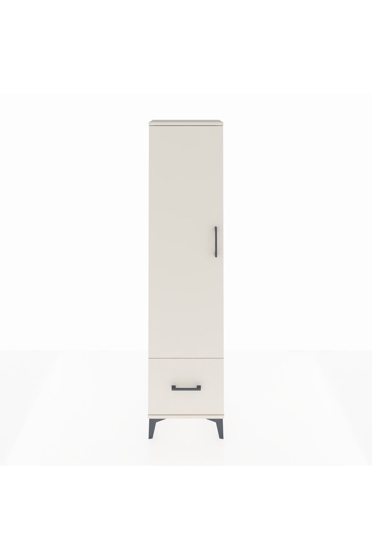 Arges Dolap 5 Raflı Tek Çekmeceli Tek Kapaklı 44x30x182 - S22M016V1A