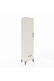 Arges Dolap 5 Raflı Tek Çekmeceli Tek Kapaklı 44x30x182 - S22M016V1A