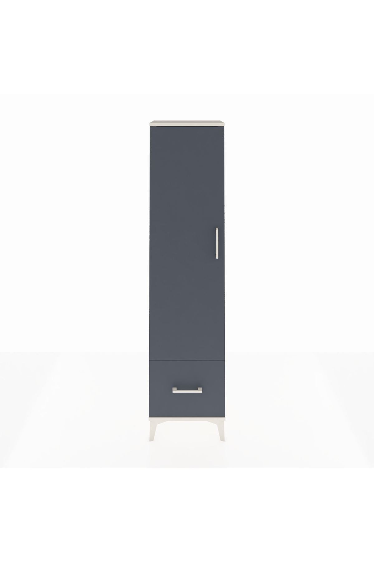 Arges Dolap 5 Raflı Tek Çekmeceli Tek Kapaklı 44x30x182 - S22M016V2A