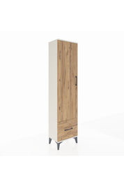 Arges Dolap 5 Raflı Tek Çekmeceli Tek Kapaklı 44x30x182 - S22M016V3A