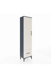 Arges Dolap 5 Raflı Tek Çekmeceli Tek Kapaklı 44x30x182 - S22M016V4A