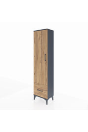 Arges Dolap 5 Raflı Tek Çekmeceli Tek Kapaklı 44x30x182 - S22M016V6A