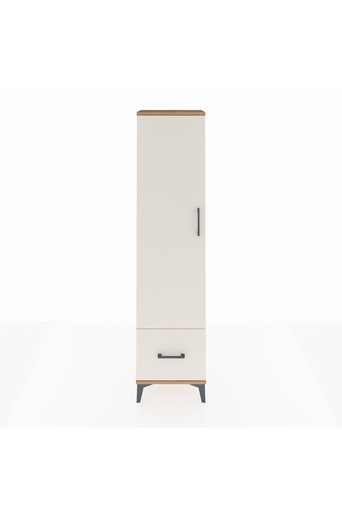 Arges Dolap 5 Raflı Tek Çekmeceli Tek Kapaklı 44x30x182 - S22M016V7A