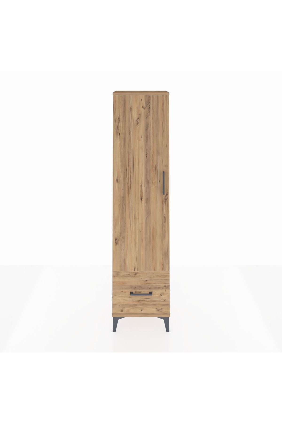 Arges Dolap 5 Raflı Tek Çekmeceli Tek Kapaklı 44x30x182 - S22M016V9A