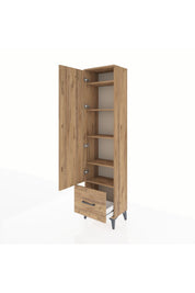 Arges Dolap 5 Raflı Tek Çekmeceli Tek Kapaklı 44x30x182 - S22M016V9A