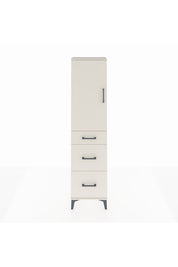 Arges Dolap 3 Raflı 3 Çekmeceli Tek Kapaklı 44x30x182 - S22M020V1A