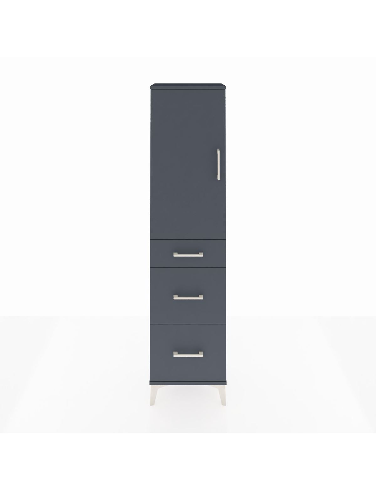 Arges Dolap 3 Raflı 3 Çekmeceli Tek Kapaklı 44x30x182 - S22M020V5A