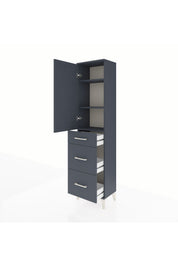 Arges Dolap 3 Raflı 3 Çekmeceli Tek Kapaklı 44x30x182 - S22M020V5A