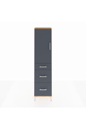 Arges Dolap 3 Raflı 3 Çekmeceli Tek Kapaklı 44x30x182 - S22M020V8A