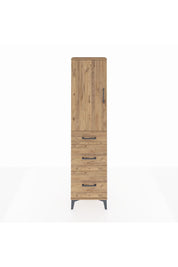 Arges Dolap 3 Raflı 3 Çekmeceli Tek Kapaklı 44x30x182 - S22M020V9A