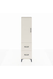 Arges Dolap 4 Raflı 2 Çekmeceli Tek Kapaklı 44x30x182 - S22M021V1A