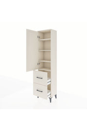 Arges Dolap 4 Raflı 2 Çekmeceli Tek Kapaklı 44x30x182 - S22M021V1A