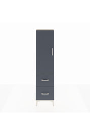 Arges Dolap 4 Raflı 2 Çekmeceli Tek Kapaklı 44x30x182 - S22M021V2A