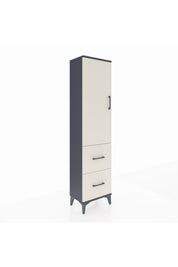 Arges Dolap 4 Raflı 2 Çekmeceli Tek Kapaklı 44x30x182 - S22M021V4A