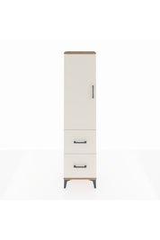 Arges Dolap 4 Raflı 2 Çekmeceli Tek Kapaklı 44x30x182 - S22M021V7A