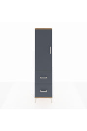 Arges Dolap 4 Raflı 2 Çekmeceli Tek Kapaklı 44x30x182 - S22M021V8A