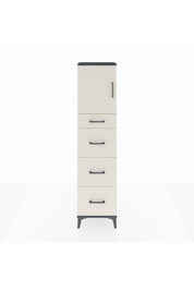 Arges Dolap 2 Raflı 4 Çekmeceli Tek Kapaklı 44x30x182 - S22M023V4A