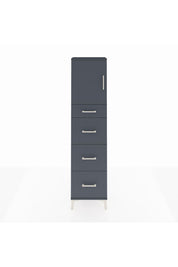 Arges Dolap 2 Raflı 4 Çekmeceli Tek Kapaklı 44x30x182 - S22M023V5A