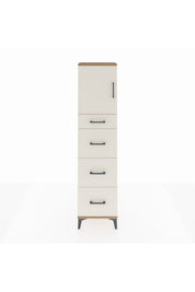 Arges Dolap 2 Raflı 4 Çekmeceli Tek Kapaklı 44x30x182 - S22M023V7A