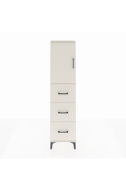 Arges Dolap Tek Raflı 3 Çekmeceli Tek Kapaklı 44x30x182 - S22M024V1A