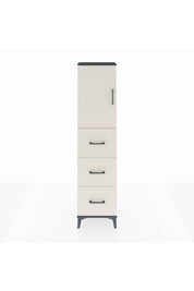 Arges Dolap Tek Raflı 3 Çekmeceli Tek Kapaklı 44x30x182 - S22M024V4A