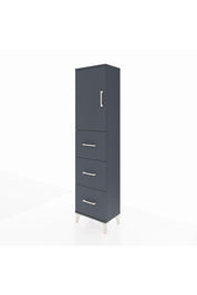 Arges Dolap Tek Raflı 3 Çekmeceli Tek Kapaklı 44x30x182 - S22M024V5A