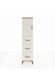 Arges Dolap Tek Raflı 3 Çekmeceli Tek Kapaklı 44x30x182 - S22M024V7A