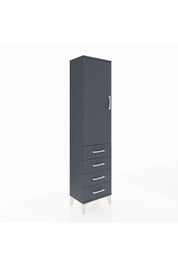 Arges Dolap Tek Raflı 4 Çekmeceli Tek Askılı 44x30x182 - S22M027V5A
