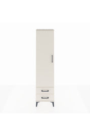 Arges Dolap Tek Raflı 2 Çekmeceli Tek Askılı 44x30x182 - S22M029V1A