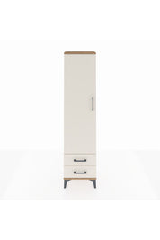 Arges Dolap Tek Raflı 2 Çekmeceli Tek Askılı 44x30x182 - S22M029V7A