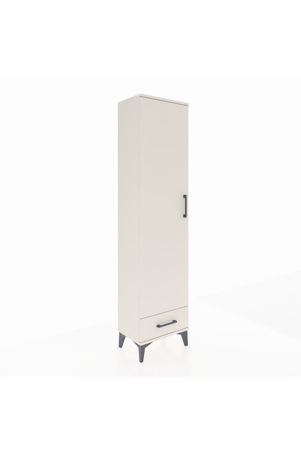 Arges Dolap 2 Raflı Tek Çekmeceli Tek Askılı 44x30x182 - S22M030V1A