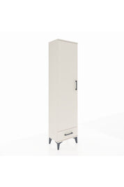 Arges Dolap 2 Raflı Tek Çekmeceli Tek Askılı 44x30x182 - S22M030V1A