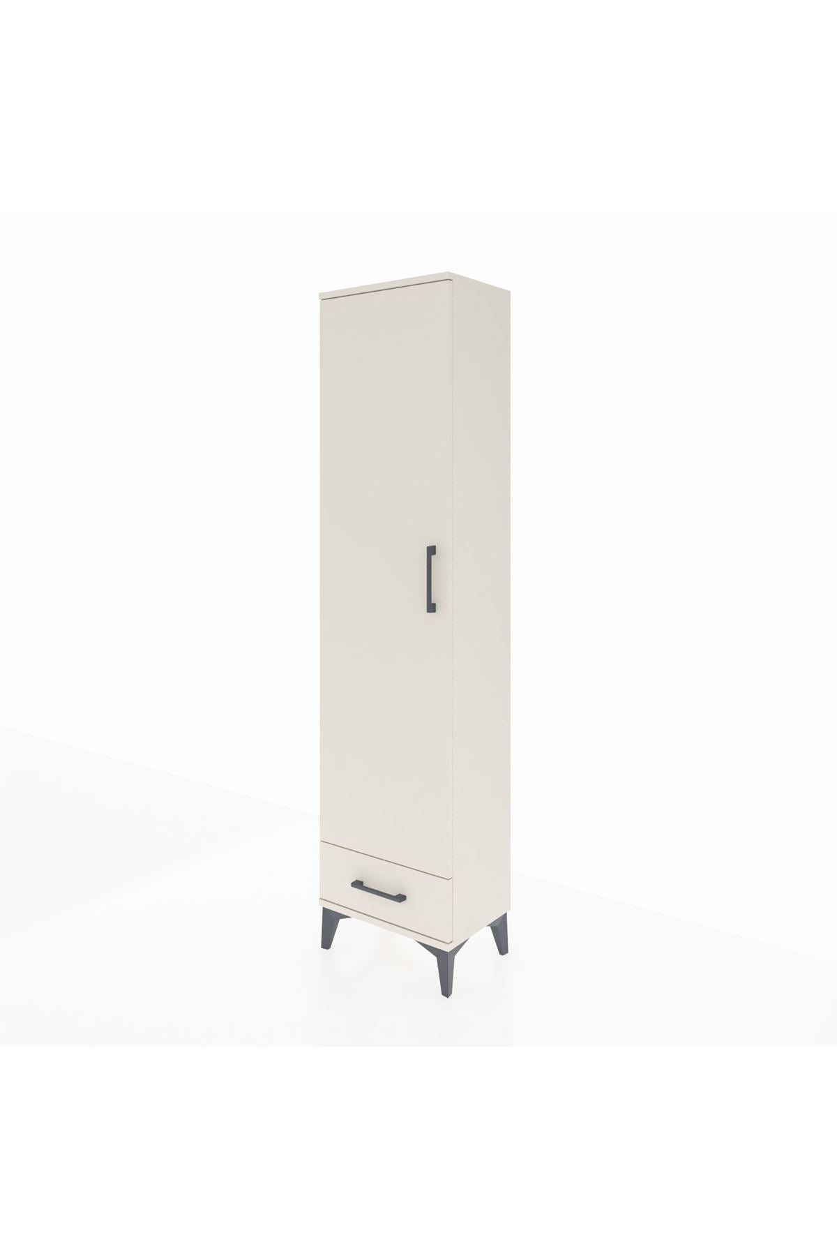 Arges Dolap 2 Raflı Tek Çekmeceli Tek Askılı 44x30x182 - S22M030V1A