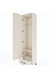 Arges Dolap 2 Raflı Tek Çekmeceli Tek Askılı 44x30x182 - S22M030V1A