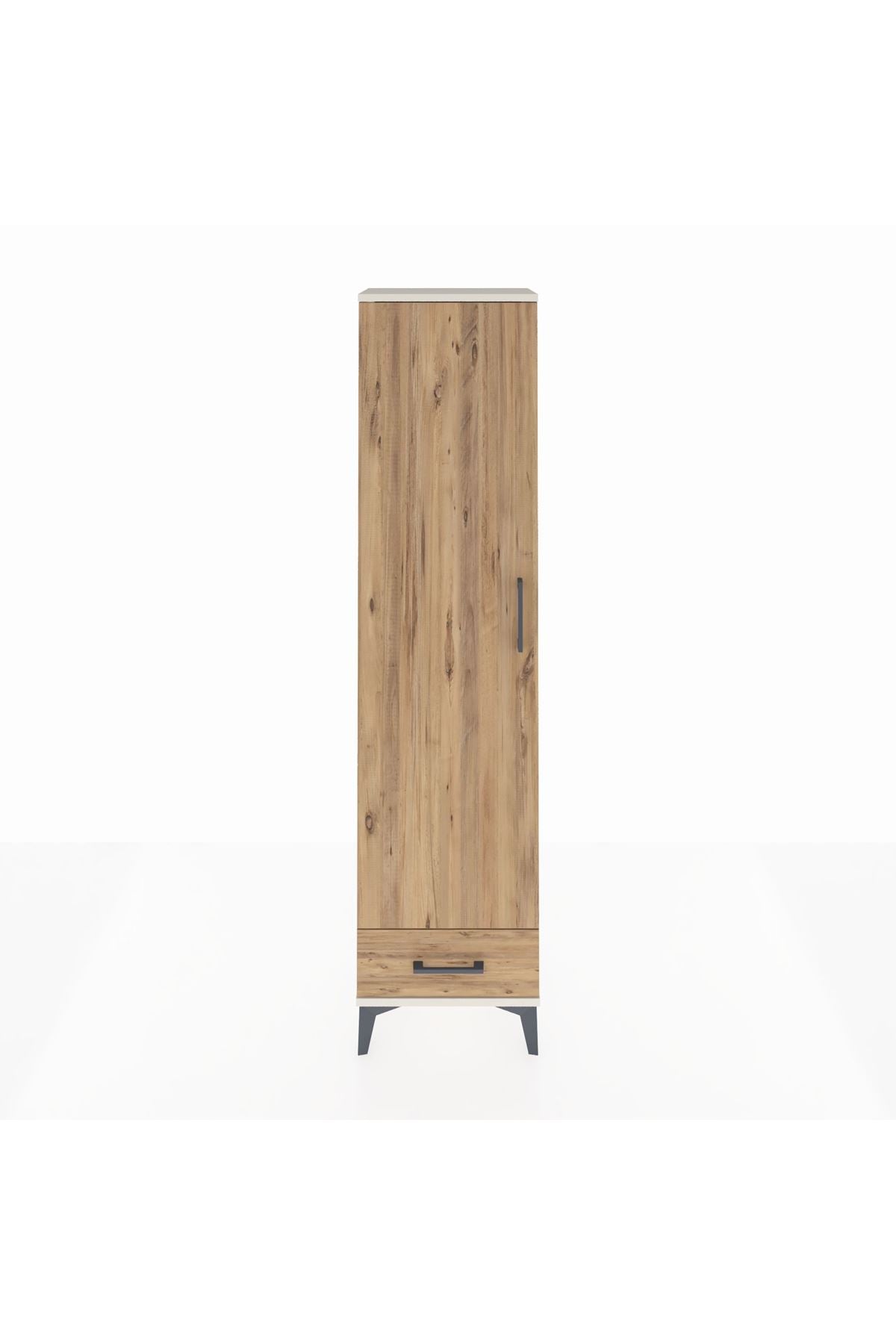 Arges Dolap 2 Raflı Tek Çekmeceli Tek Askılı 44x30x182 - S22M030V3A