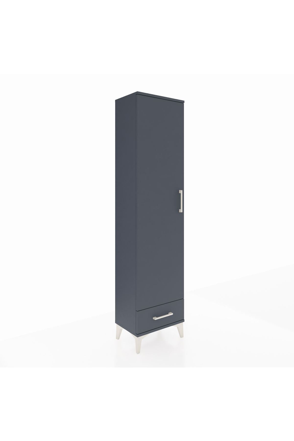 Arges Dolap 2 Raflı Tek Çekmeceli Tek Askılı 44x30x182 - S22M030V5A