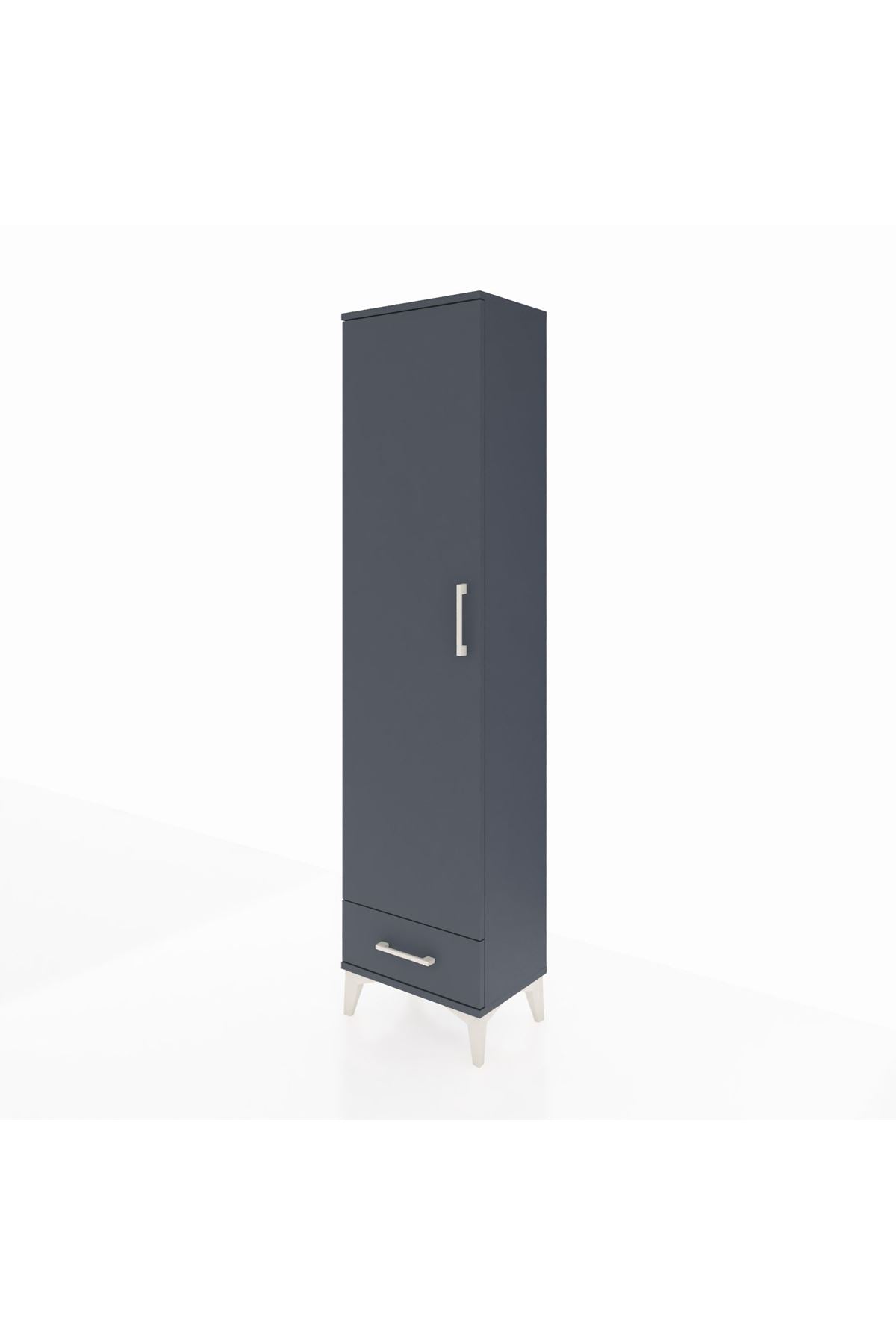 Arges Dolap 2 Raflı Tek Çekmeceli Tek Askılı 44x30x182 - S22M030V5A