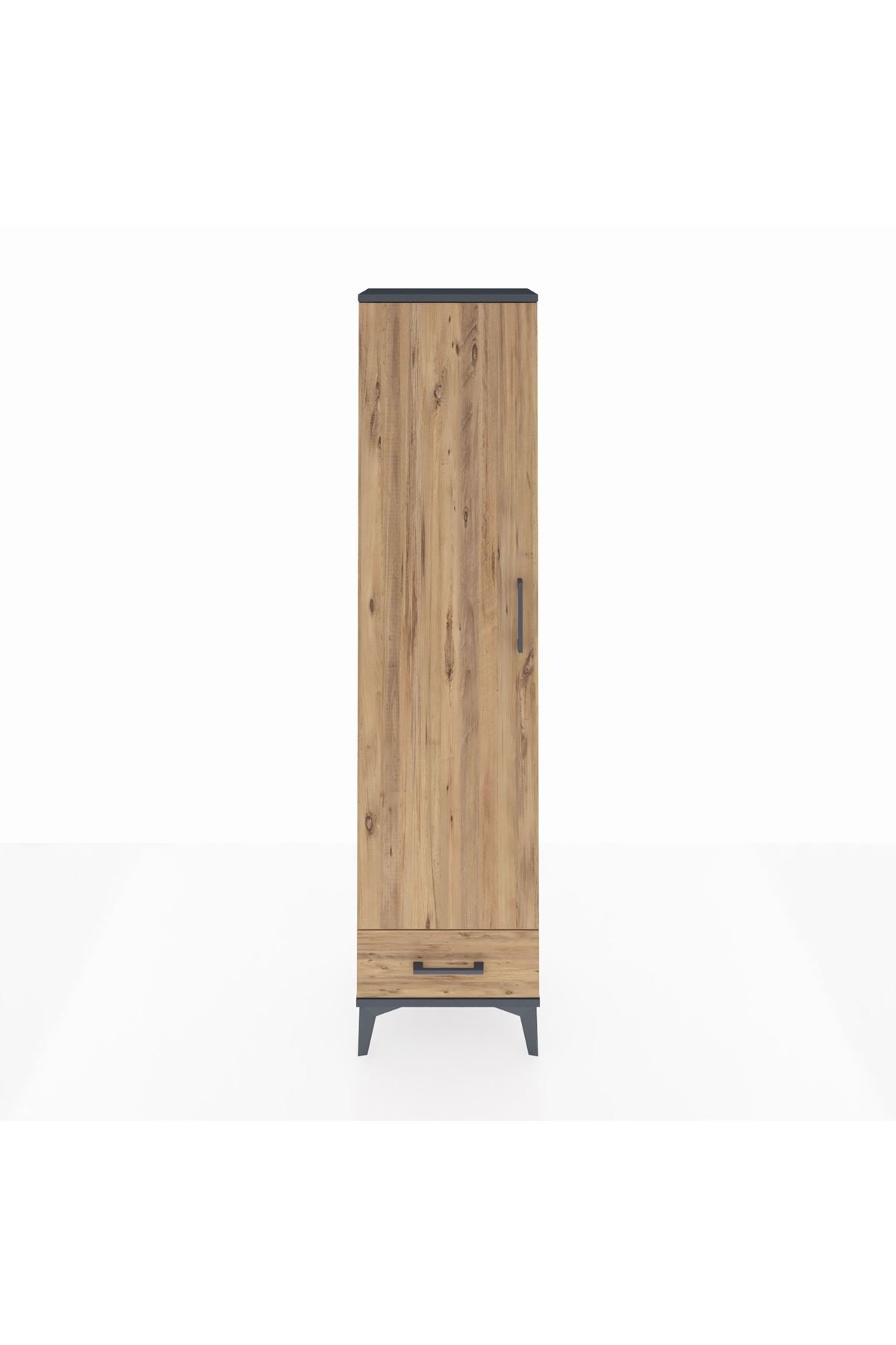 Arges Dolap 2 Raflı Tek Çekmeceli Tek Askılı 44x30x182 - S22M030V6A