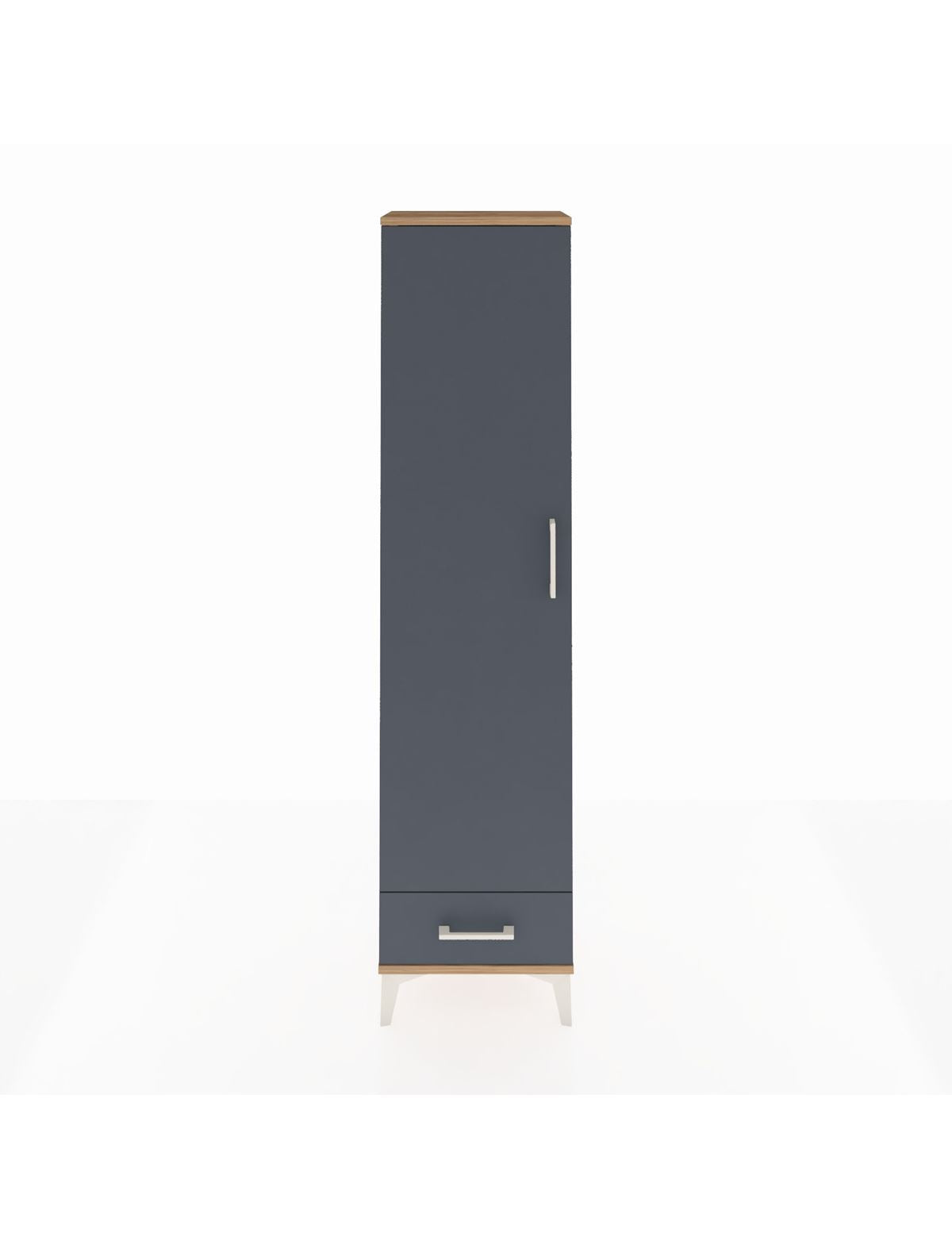 Arges Dolap 2 Raflı Tek Çekmeceli Tek Askılı 44x30x182 - S22M030V8A