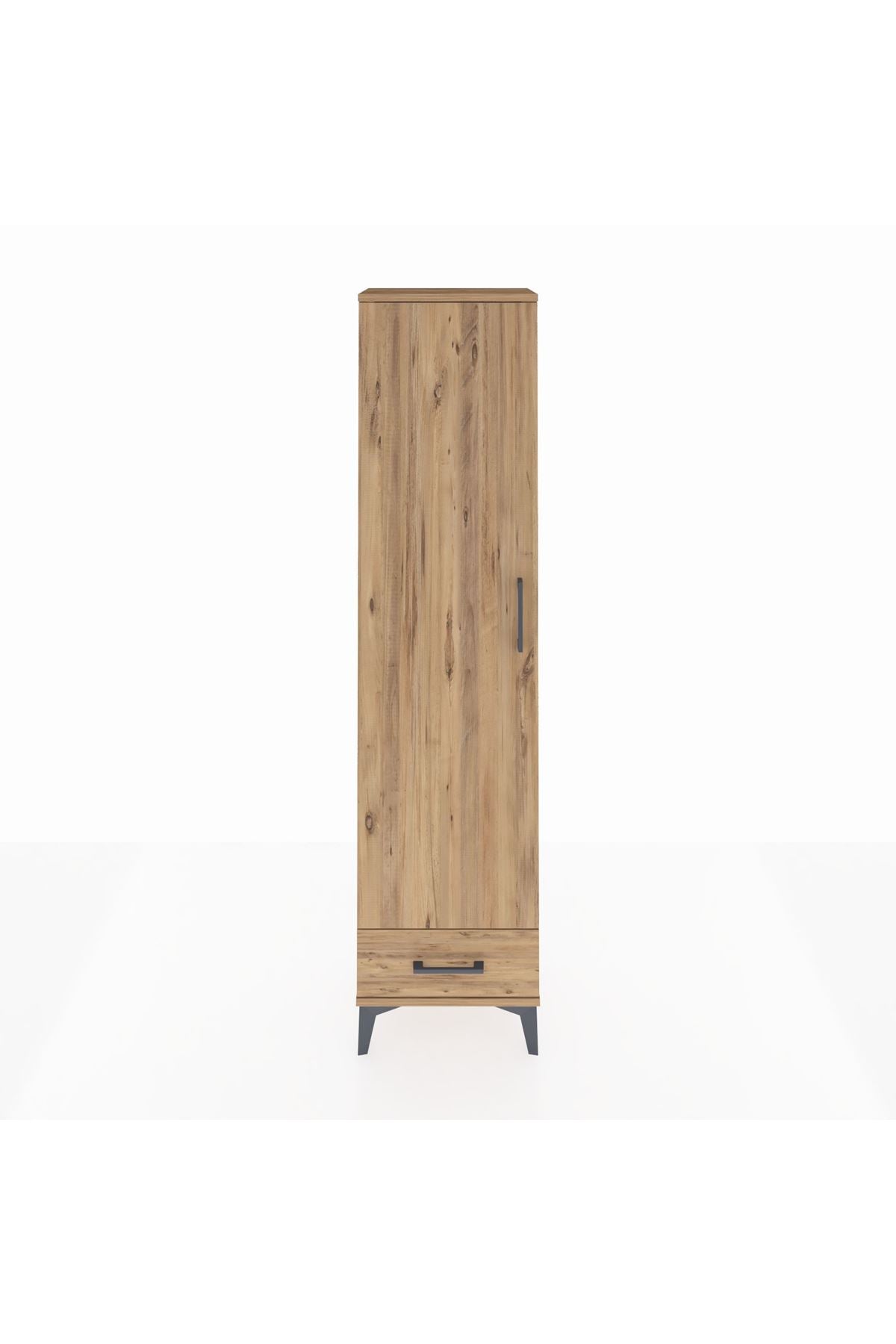 Arges Dolap 2 Raflı Tek Çekmeceli Tek Askılı 44x30x182 - S22M030V9A
