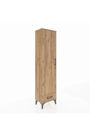 Arges Dolap 2 Raflı Tek Çekmeceli Tek Askılı 44x30x182 - S22M030V9A