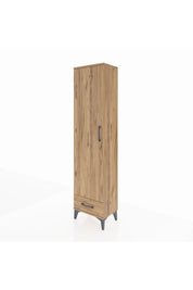 Arges Dolap 2 Raflı Tek Çekmeceli Tek Askılı 44x30x182 - S22M030V9A