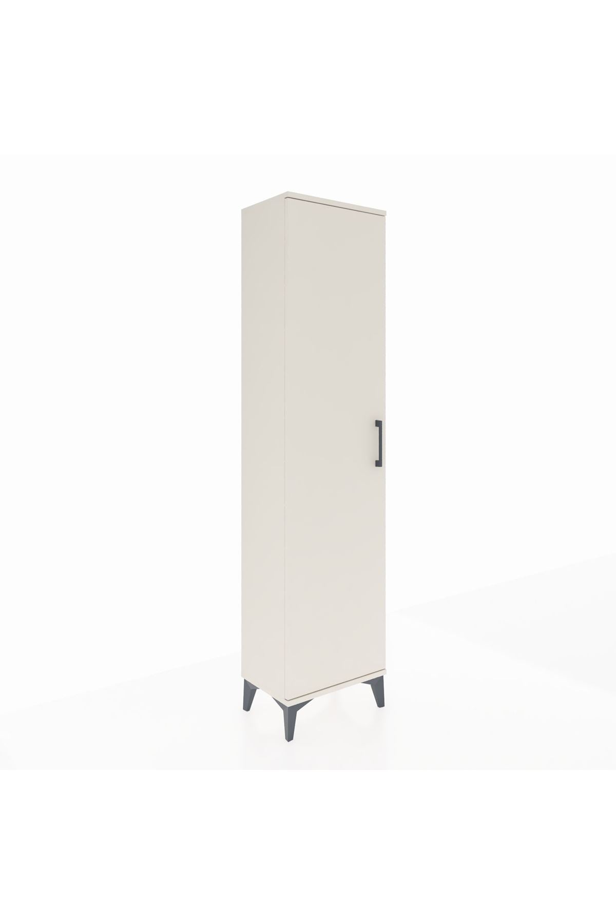 Arges Dolap Tek Raflı Tek Kapaklı Tek Askılı 44x30x182 - S22M031V1A